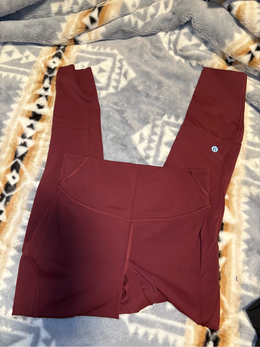 lululemon athletica Deep Wine High-Rise Leggings